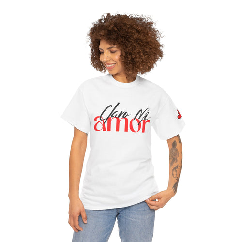 "Claro Mi Amor" Graphic Heart T-Shirt