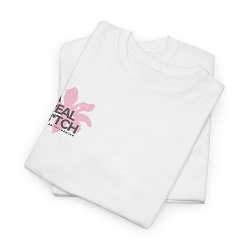 A Real B*tch Tee — Feminine Floral Graphic Cotton T-Shirt
