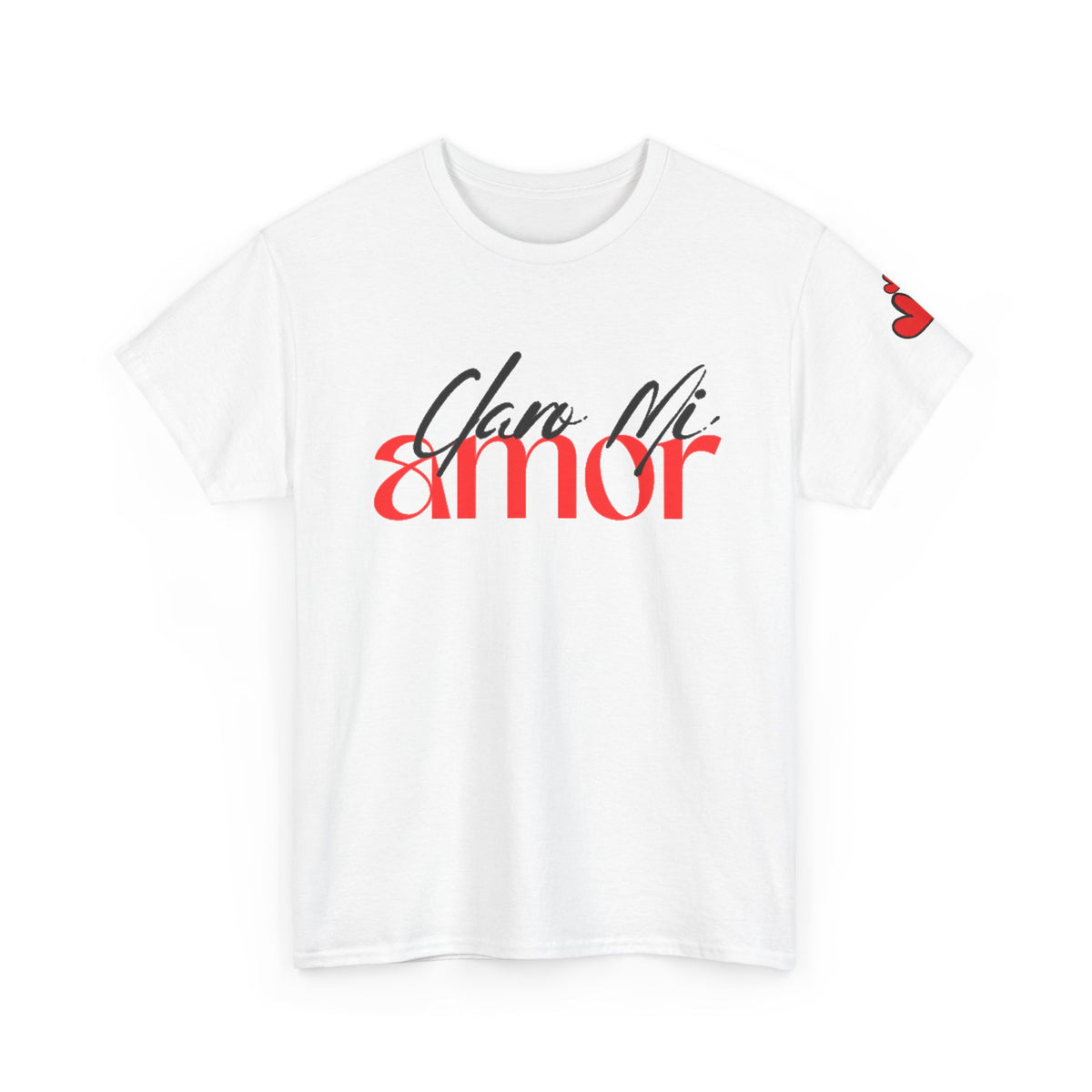 "Claro Mi Amor" Graphic Heart T-Shirt