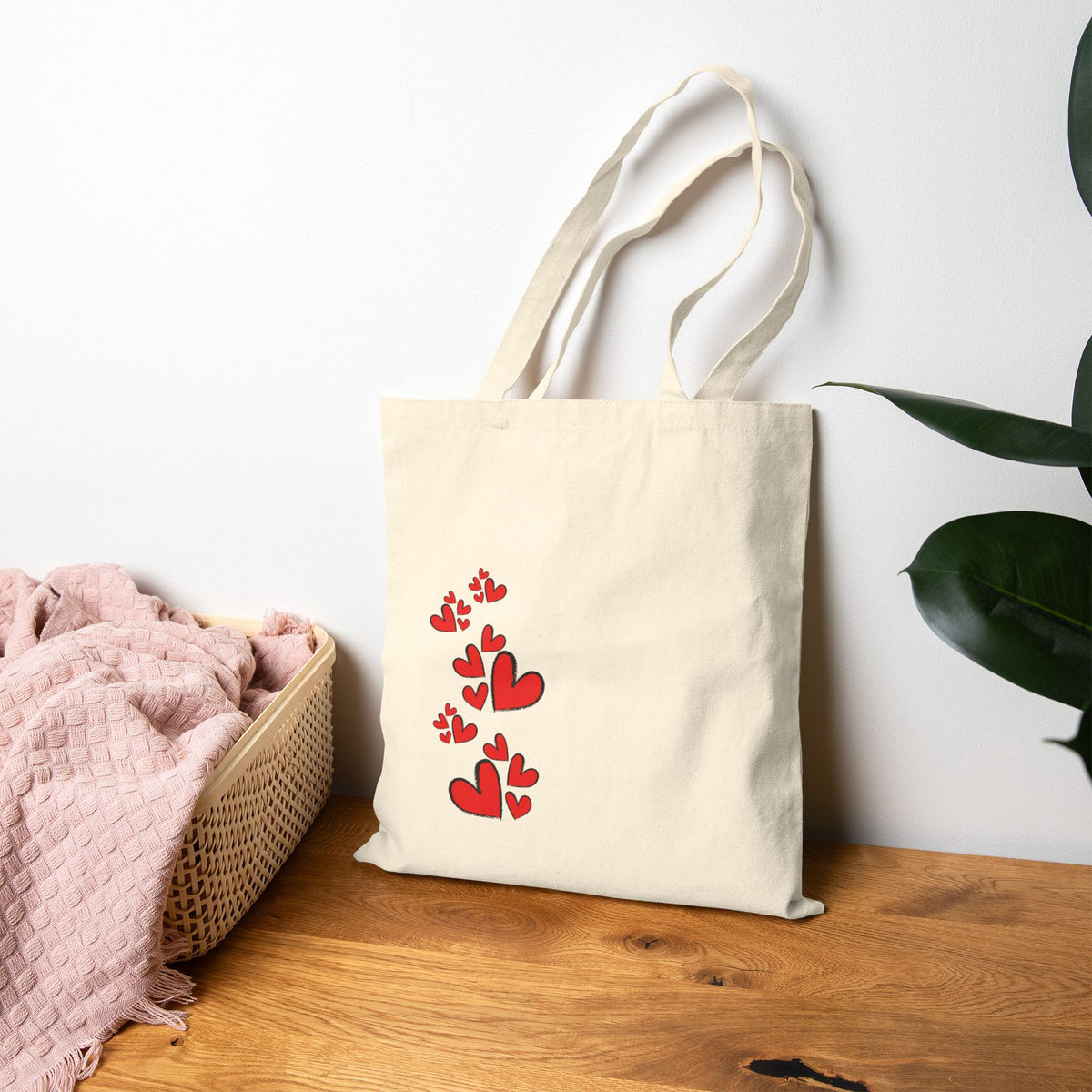 "Claro Mi Amor" Canvas Tote — Sassy Cotton Market Bag