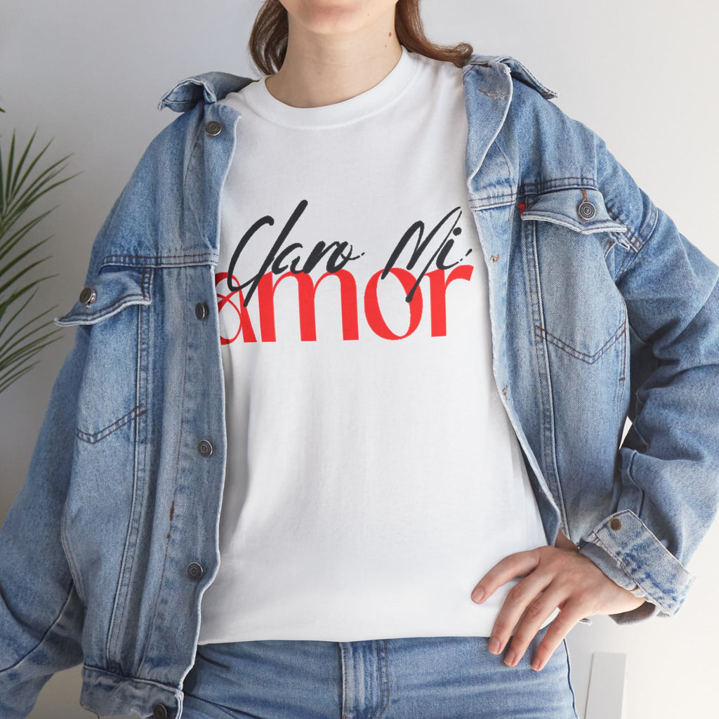 "Claro Mi Amor" Graphic Heart T-Shirt